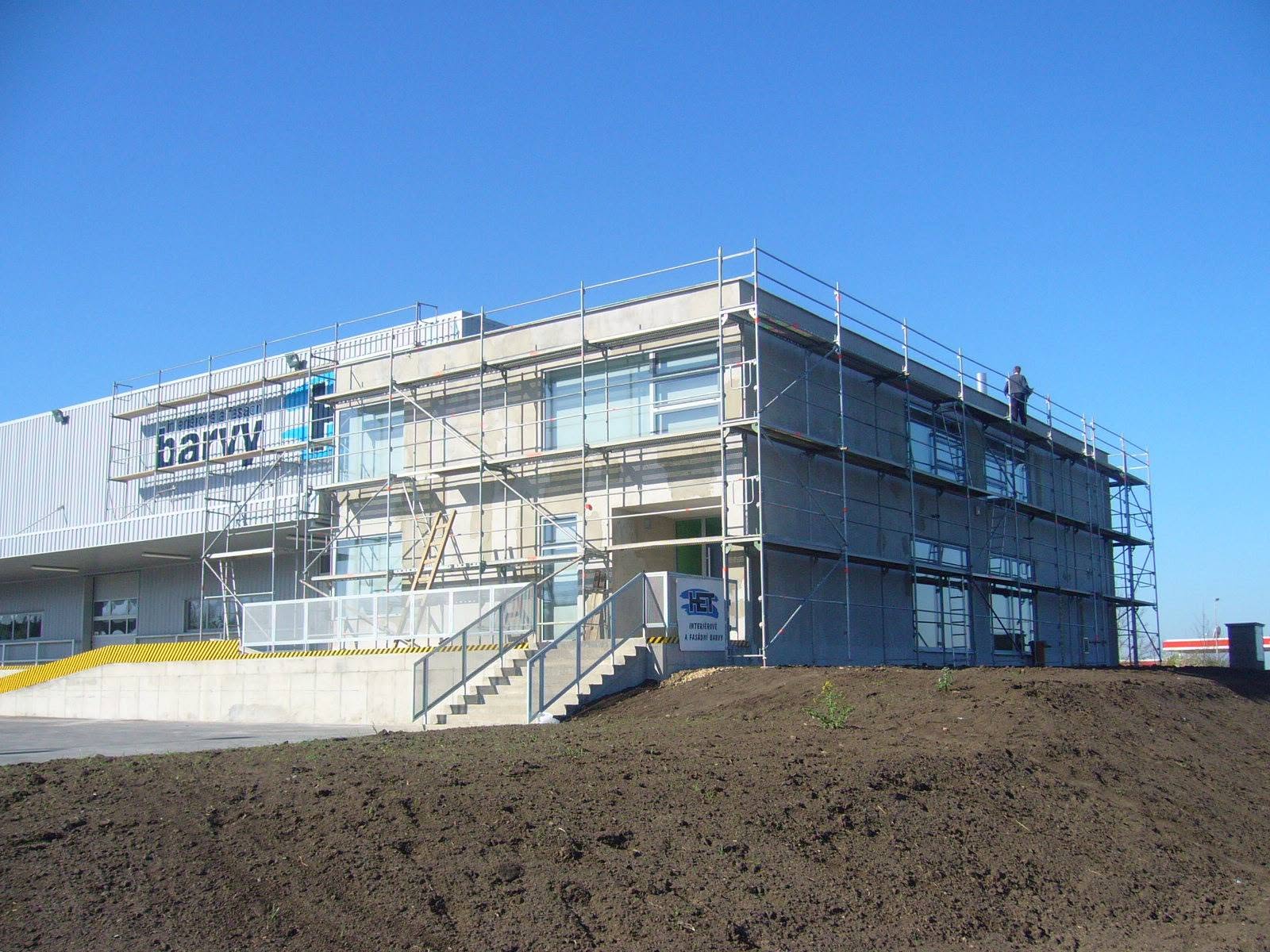 Fasáda administrativní budovy — Brno